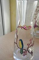 Vase peinture sur verre
